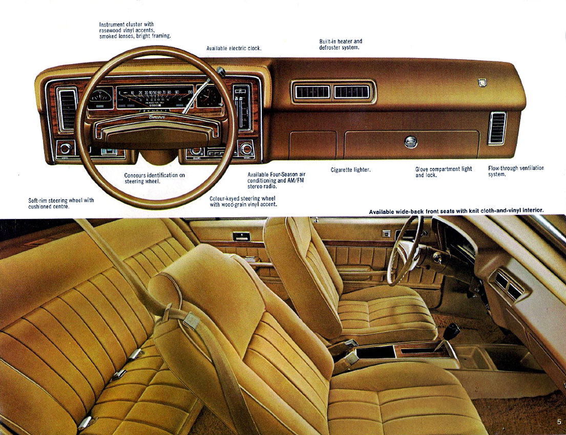 1975 Chevrolet Nova and Concours Canadian Brochure Page 4